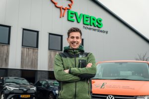 WhatsApp met Jaap van Hoveniersbedrijf Evers